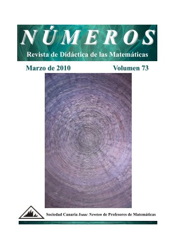 NÃºmeros: revista de didÃ¡ctica de las matemÃ¡ticas. - Sociedad ...