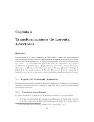 Cap. 3. Transformaciones de LOrentz. 4-vectores - Loreto-Unican
