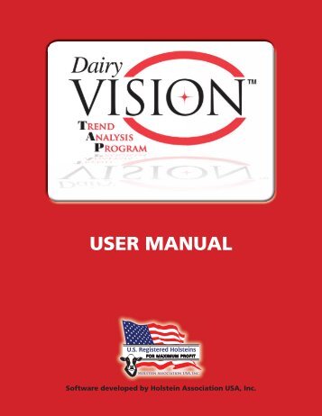 Instruction Manual - Holstein Association USA