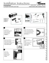 N Connectors for HELIAX FSJ4-50B Coaxial Cable - AVW