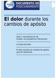 El dolor durante los cambios de apÃƒÂ³sito - Wounds International