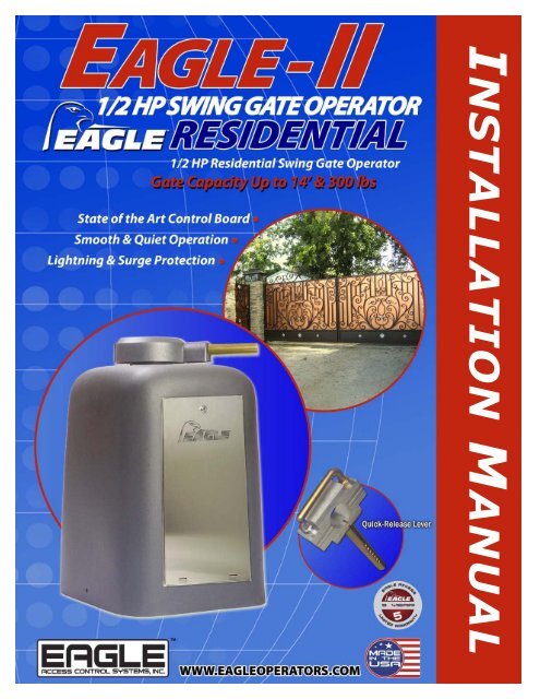 Eagle-IITemp Cover Manual.pub - Eagle Access Control Systems, Inc.