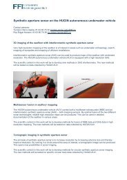 Synthetic aperture sonar on the HUGIN autonomous underwater ...