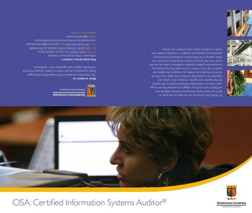 CISA: Certified Information Systems AuditorÂ® - Strathmore University