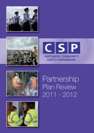 CSP Plan Review 2011-2012 - Hertsmere Borough Council