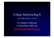 College Stofwisseling II - Utrecht Digestive Center