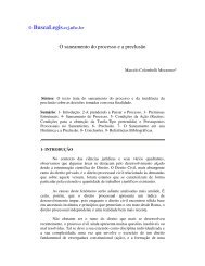 O saneamento do processo e a preclusÃ£o - BuscaLegis