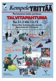 kempele yrittÃ¤Ã¤ 1/2010 - PudasjÃ¤rvi-lehti ja VKK-Media Oy