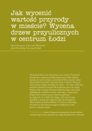 Jak wyceniÄ wartoÅÄ przyrody w mieÅcie? - Fundacja Sendzimira