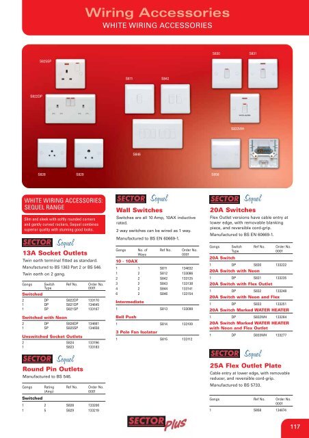 Wiring Accessories - WF Senate