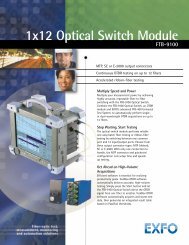 1 x 12 Optical Switch Module FTB-9100 - Rohde & Schwarz