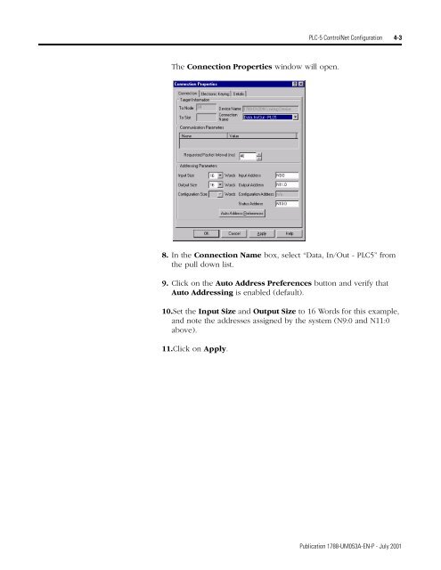 ControlNet-to-DeviceNet Linking Device User Manual, 1788 ...