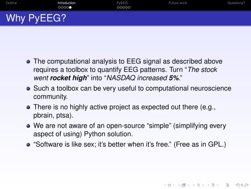 PyEEG A Python Module for EEG Feature Extraction - SciPy ...