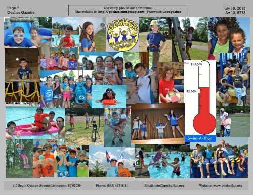 Issue 3 - July 19, 2013 - Gesher Summer Camp