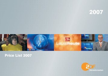 2007 Special-Ads - ZDF Werbefernsehen