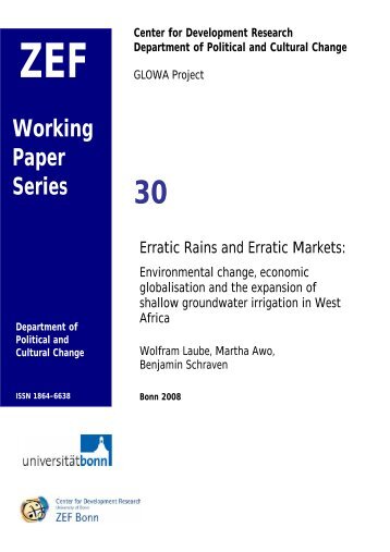 Working Paper Series - ZEF