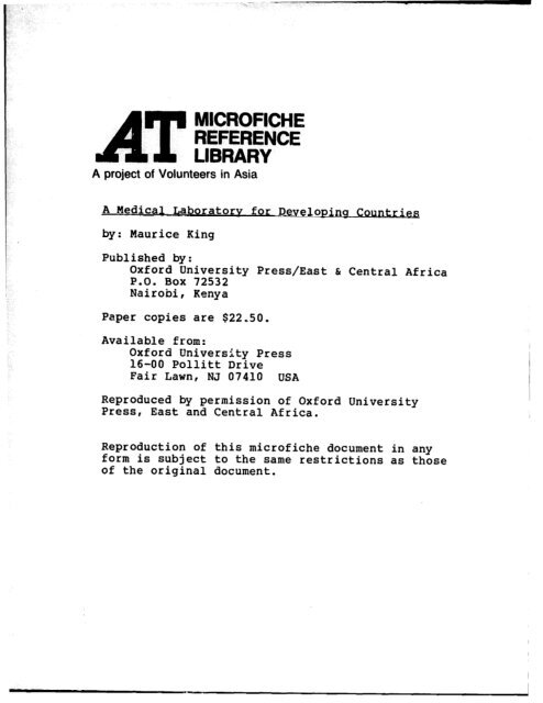 MICROFICHE REFERENCE LIBRARY