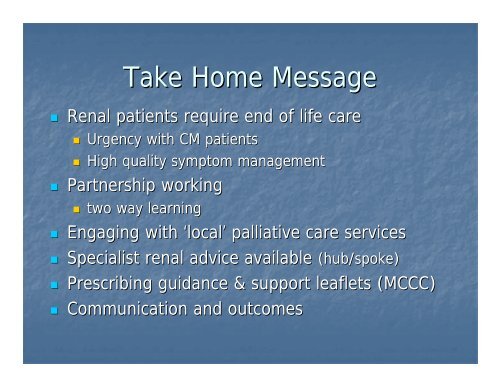 National End of Life Care Strategy - Merseyside & Cheshire Cancer ...