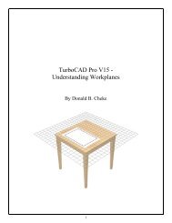 TurboCAD Pro V15 - Understanding Workplanes