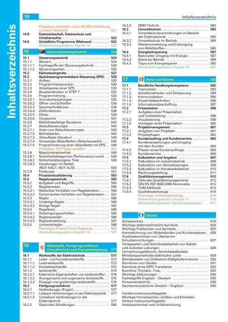 Fachkunde Elektrotechnik