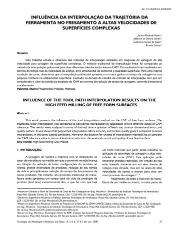 Visualizar PDF - Tecnologia em Metalurgia, Materiais e Mineração