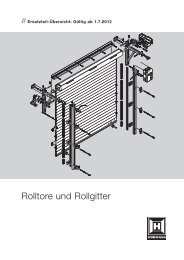 Rolltore und Rollgitter - Hörmann KG