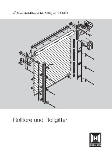Rolltore und Rollgitter - Hörmann KG