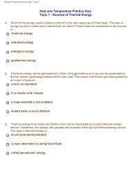Heat and Temperature Practice Quiz - Topic 7 - Ed Quest
