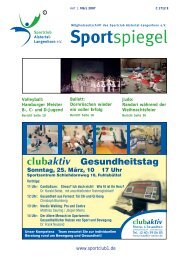 12. Mai 2007 - SC Alstertal Langenhorn