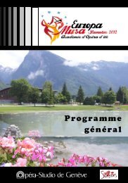 Programme GÃƒÂ©nÃƒÂ©ral (PDF, 2.56 MB) - L'OpÃƒÂ©ra-Studio de GenÃƒÂ¨ve