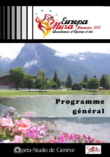 Programme GÃƒÂ©nÃƒÂ©ral (PDF, 2.56 MB) - L'OpÃƒÂ©ra-Studio de GenÃƒÂ¨ve