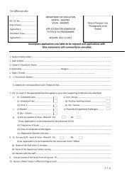 Download Application Form of B.Ed. Programme - Visva-Bharati