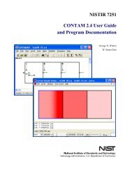 CONTAM 2.4 User Manual - Building and Fire Research Laboratory