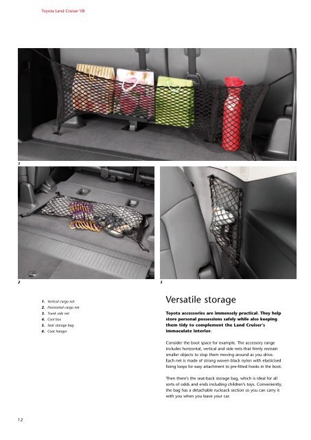 Land Cruiser V8 Accessories - Toyota