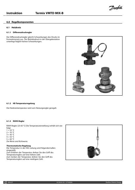 Instruktion Termix VMTD MIX-B - FernwÃ¤rme-Komponenten