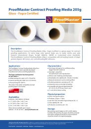 ProofMaster Contract Proofing Media 205g Gloss - Four Pees