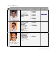 Council of Ministers - Karnataka industry