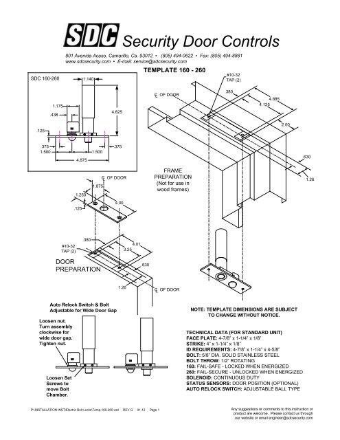 SDC Security Door Controls