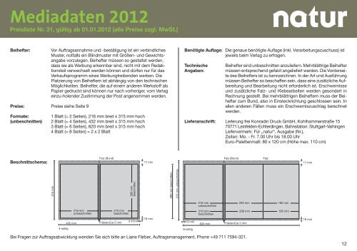 Mediadaten 2012