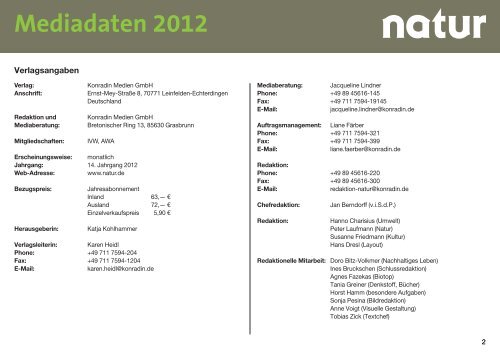 Mediadaten 2012