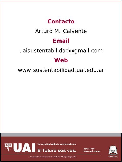 PresentaciÃ³n de PowerPoint - Sustentabilidad.uai.edu.ar ...