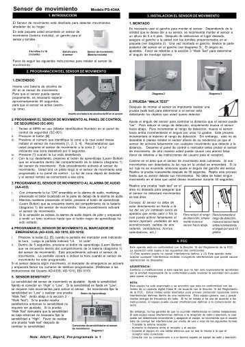 Sensor de movimiento