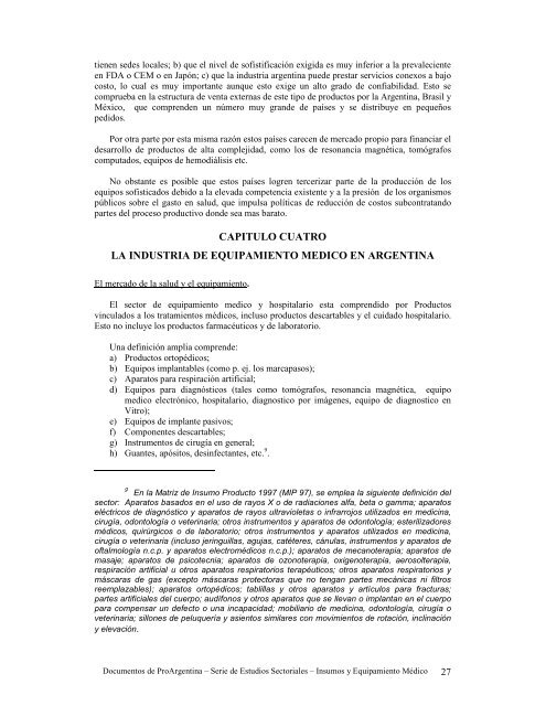 Sectorial_Insumos_ Medico - ProArgentina.Gov.Ar