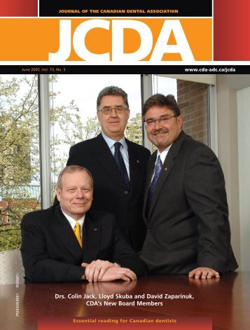 Drs. Colin Jack, Lloyd Skuba and David Zaparinuk - Canadian ...
