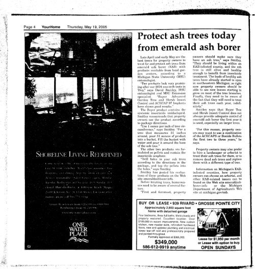 Spin City: Grosse Pointe hires PR firm - Local History Archives