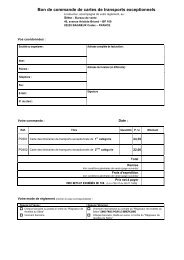 Bon de commande de cartes de transports exceptionnels - SÃ©tra