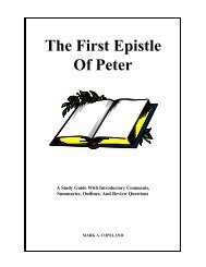 The First Epistle Of Peter - Executable Outlines