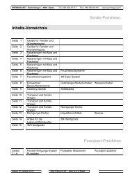 Geräte-Preislisten Inhalts-Verzeichnis Puraqleen ... - Promag AG
