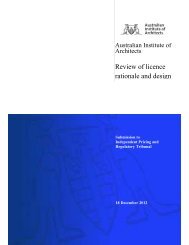 Review of licence rationale and design - Australian Institute of ...