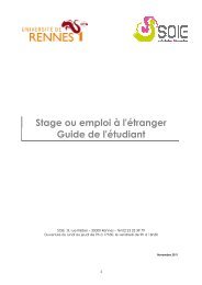 Guide 11 Etranger - Université de Rennes 1